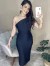 Vestido Renta Midi Ombro Único