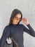 Art. 5758 - Andressa - Body manga larga cuello polera con tiras de tul con lycra