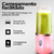 Mini Liquidificador Portátil De Suco De Alimentos Misturador Leite Smoothie 400ml na internet