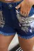 SHORT HIGH METALIZADO PRATA - Lance Beijo Jeans