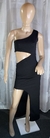 VESTIDO LARGO CREPE A UN HOMBRO cod-315