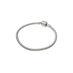 Pulseira inspiração Pandora fecho tradicional em aço inox - comprar online