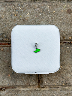 Berloque tartaruga verde em aço inox - comprar online