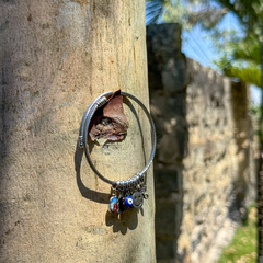 Pulseira maleável inspiração Pandora cabo trançado em aço inox - comprar online