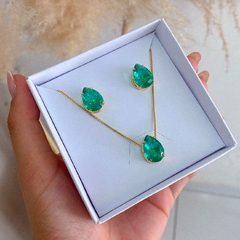 Conjunto pedra gota na internet