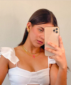 Choker mini lacres