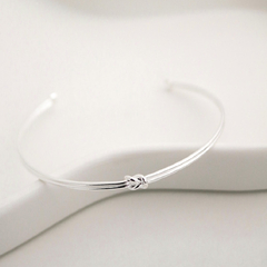 Bracelete duplo nozinho - semijoias - comprar online
