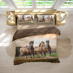 Edredom Country Horse Brown - comprar online