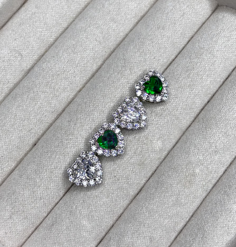 Brinco Aline Cravejado