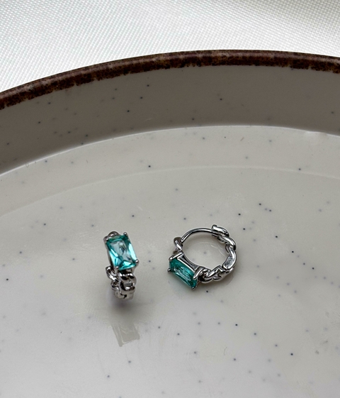 Argolinha Ocean - Esmeralda Colombiana