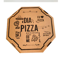 CAIXA PARDA PIZZA N30 C/10 UNIDADES - STAMP