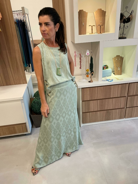 Conjunto de saia com regata