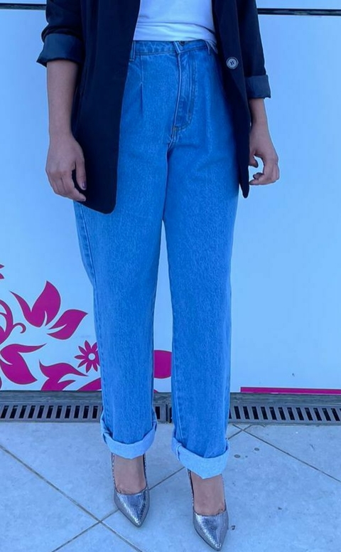 Calça Jeans Mom