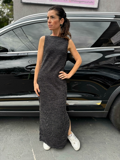 Vestido com Max Cardigan