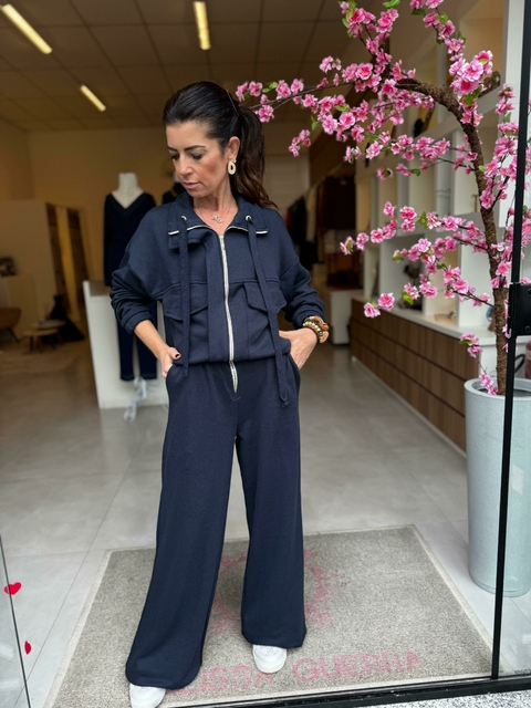 Conjunto de Jaqueta com Pantalona