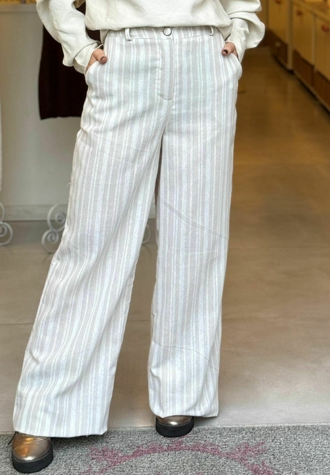 Calça em Linho Pantalona - comprar online