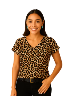 REMERA ESCOTE V PRINT - comprar online