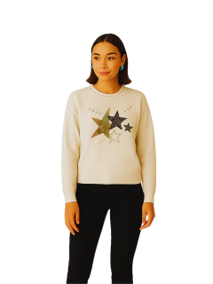 BUZO CON ESTRELLAS BRILLANTES - Guapísimas