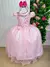 Vestido Infantil LongoJardim Encantado Rosa - comprar online