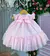Vestido Luxo Bebê Jardim das Borboletas Baby Rosa na internet