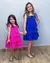 Vestido Infantil Babado Azul - Doremifa Moda Kids