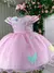 Vestido Infantil Luxo Jardim Encantado Rosa na internet