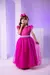 Vestido Infantil Juvenil Luxo Festa Longo Pink - Doremifa Moda Kids