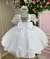 Vestido Infantil Branco Luxo Daminha Florista - Doremifa Moda Kids