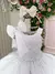 Vestido Infantil Branco Luxo Daminha Florista na internet