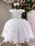 Vestido Infantil Branco Daminha Jardim das Borboletas - comprar online