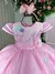 Imagem do Vestido Infantil Luxo Jardim Encantado Rosa