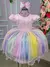 Vestido Infantil temático Arco Iris
