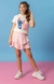 Conjunto Infantil Stitch Verão Meninas - Doremifa Moda Kids