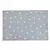 Alfombra Tejida Dots Celeste