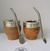 Mate de algarrobo y guarda de alpaca