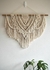 colgante de pared a base de macrame
