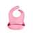 Babero Silicona Rosa