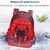 Mochila infantil Spider King: nylon impermeável e grande capacidade para crianças de 2 a 16 anos - comprar online