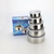 KIT 5 POTES TIGELAS INOX GUARDA ALIMENTO BOWL SALADEIRA JOGO VASILHA COM TAMPA H - comprar online