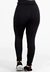 Calça Detalhe Transparente Legging Fitness Preto Rosê | REF: LX102 - Abelha dourada fitness