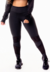 Calça Legging Fitness Cintura Alta Academia Preta com Detalhe em Tela Dry Fit | REF: SV22 - comprar online