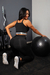 Calça Preto com Elástico Legging Cintura Alta | REF: CLGA5 - Abelha dourada fitness