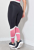 Calça com Detalhes Branco e Rosê Legging Fitness Preto | REF: LC49 - comprar online