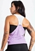 Regata Lilás + Top Faixa Fitness Nadadora | REF: LX289 - Abelha dourada fitness