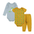 Kit Body Infantil 3 Peças Suedine Crocodilo