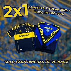 2X1 CAMISETA TITULAR 2025 + BUZO RETRO 1994 - comprar online