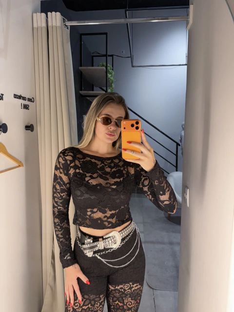 Cropped Renda Dori