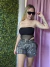 Body Zayla Tomara que Caia com Tule Preto