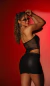 Body Zayla Tomara que Caia com Tule Preto - Aimone Store