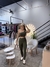 Conjunto Fitness Calça + Top 40graus cores Preto e Verde na internet